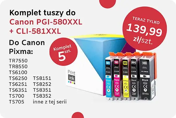 PGI-580XXL CLI-581XXL Zamienniki Print.ink